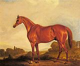 John Ferneley Snr A Portrait of the Racehorse Harkaway, the Winner of the 1838 Goodwood Cup painting